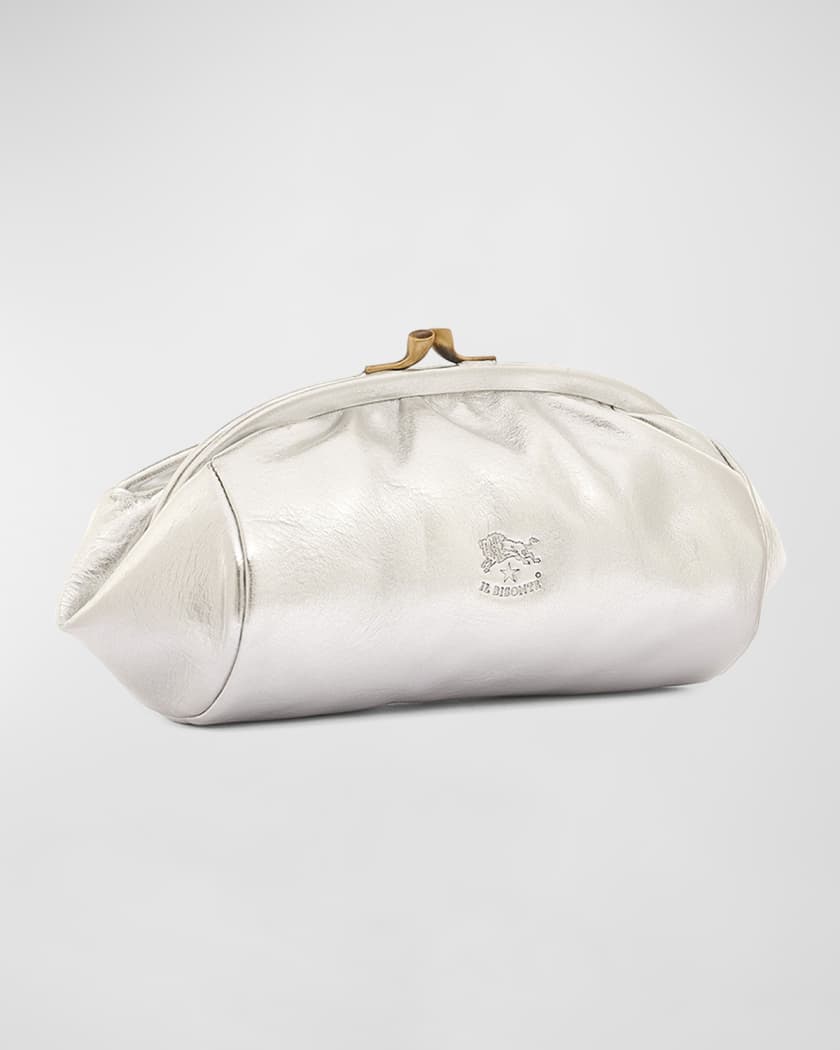 Maniuela Leather Clutch Bag