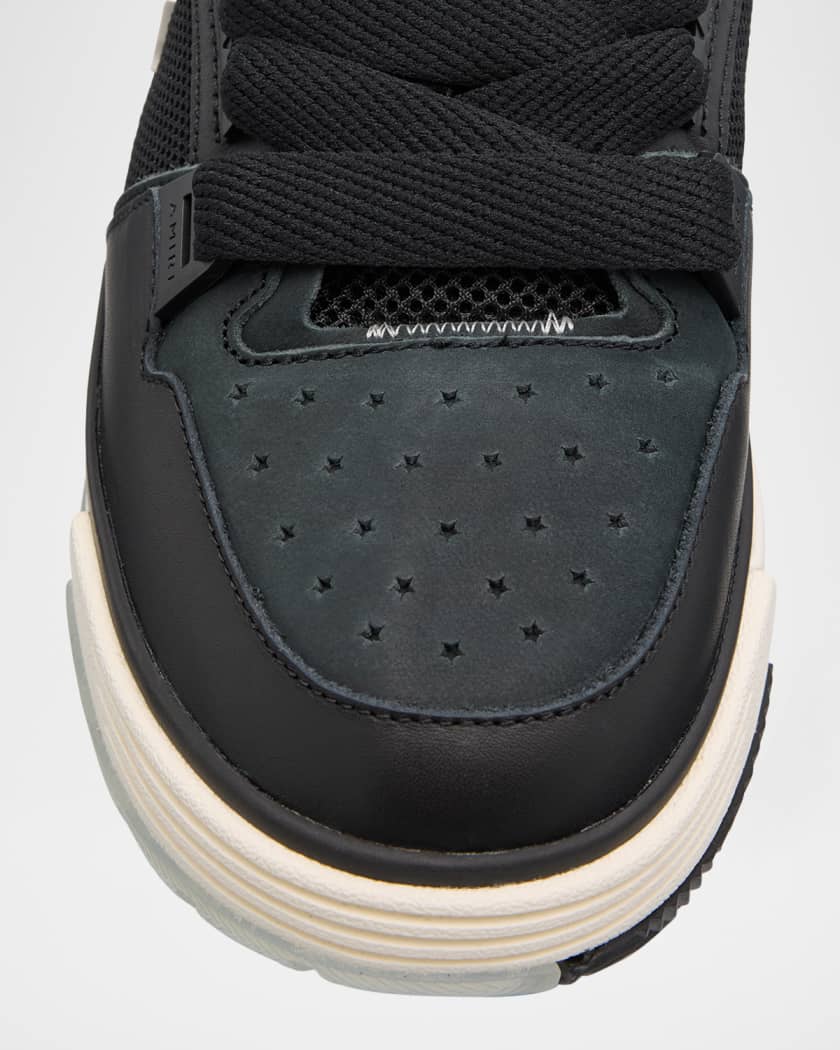Men's MA-1 Leather & Mesh Low-Top Sneakers | Neiman Marcus