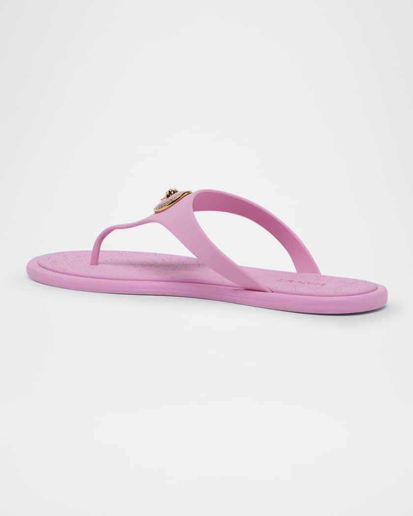 Alia Medusa Rubber Thong Sandals