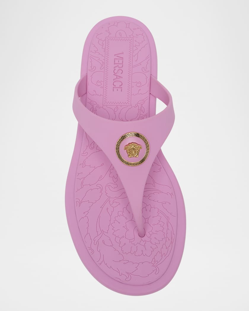 Alia Medusa Rubber Thong Sandals