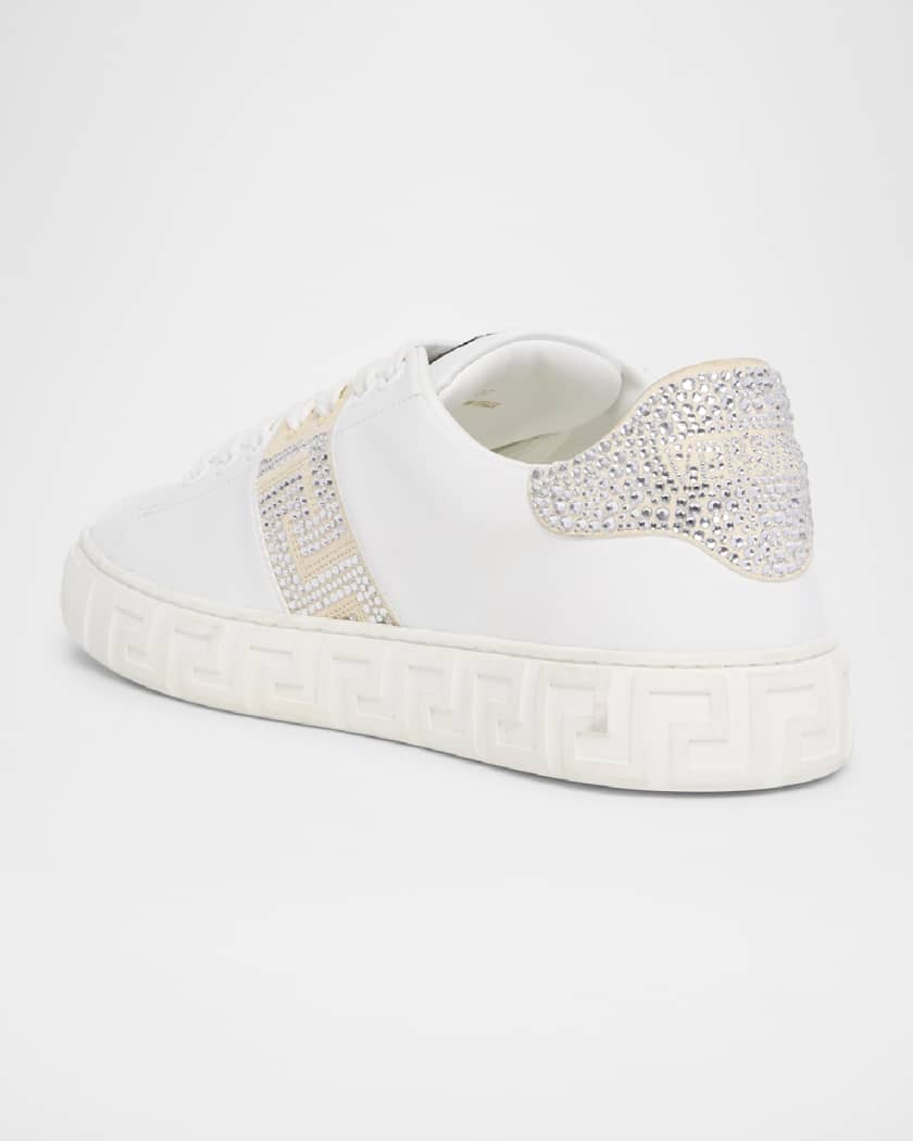 La Greca Embellished Low-Top Sneakers