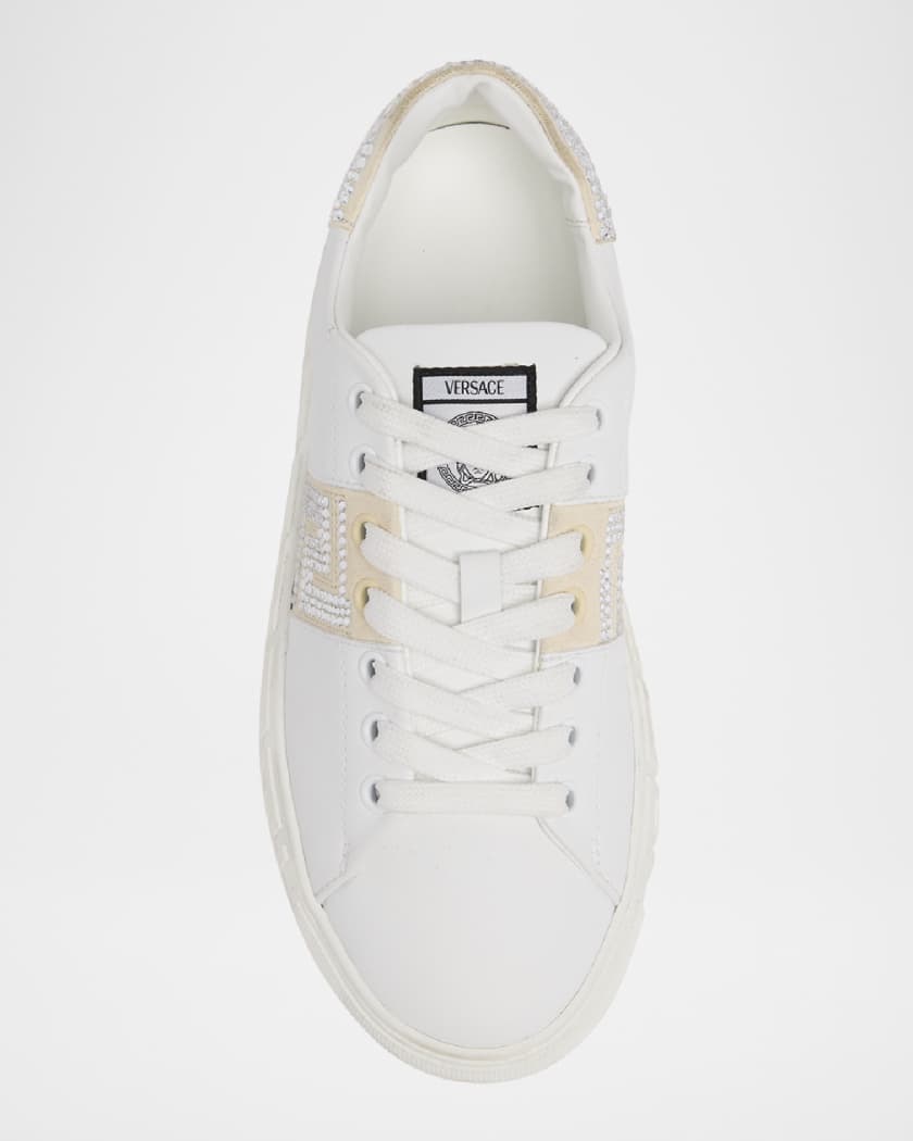 La Greca Embellished Low-Top Sneakers
