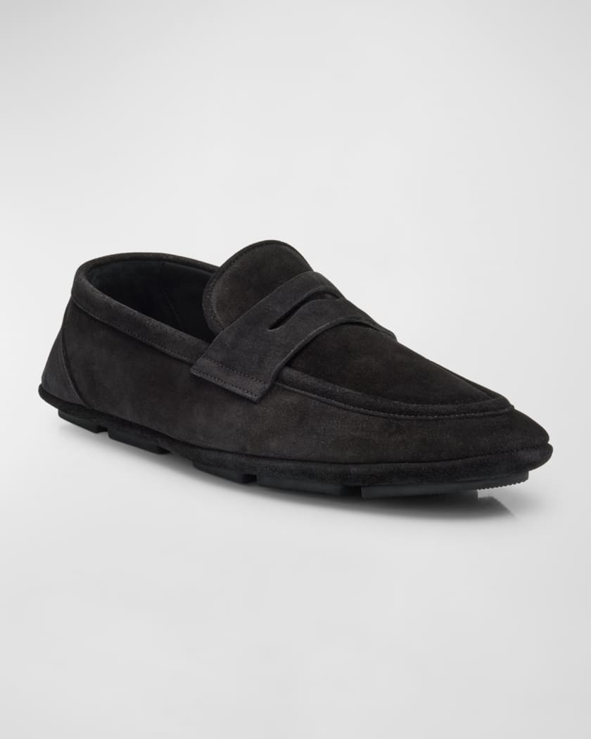 Men's Formale Suede Penny Loafers