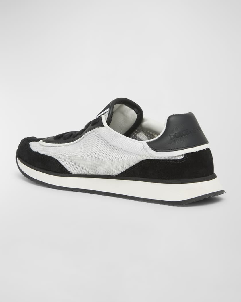 Mixed-Material DG Cushion Sneakers