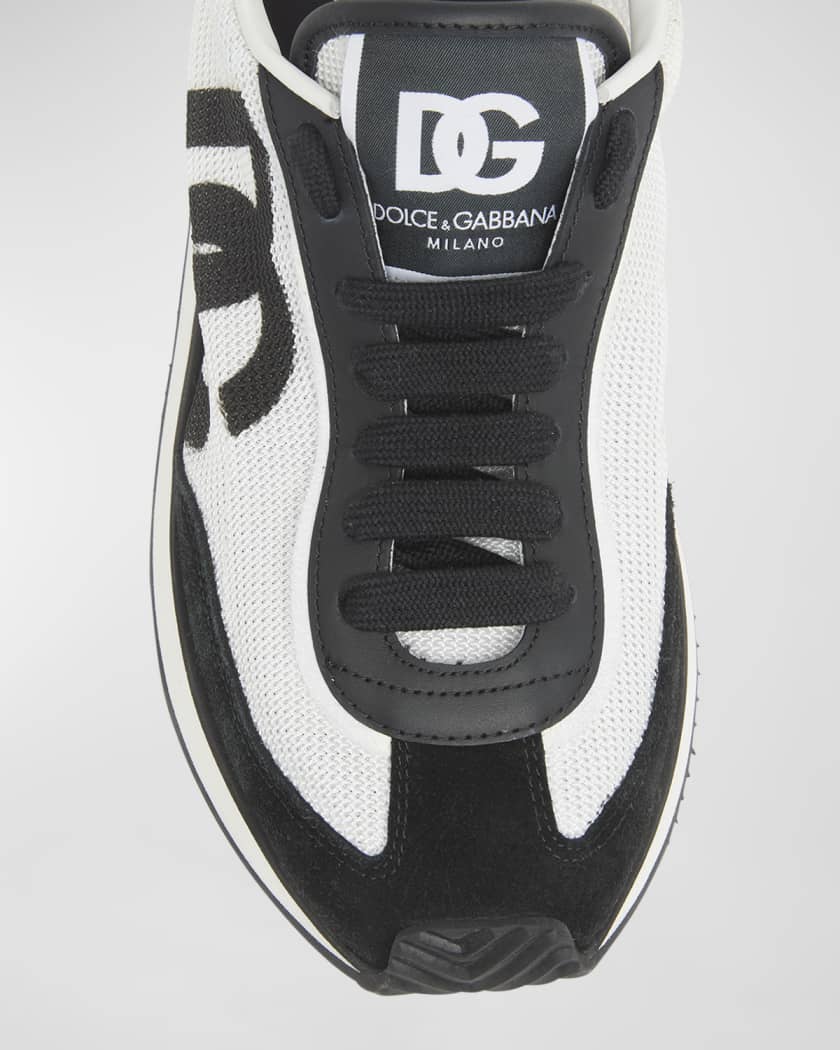 Mixed-Material DG Cushion Sneakers