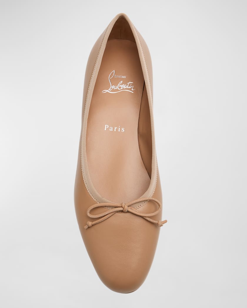 Sweet Jane Leather Red Sole Ballerina Flats