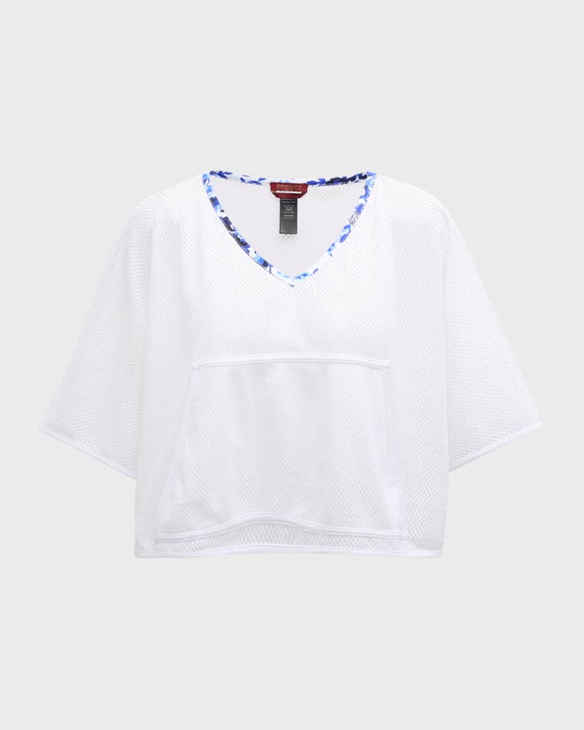 Draped Cutout Cape Top