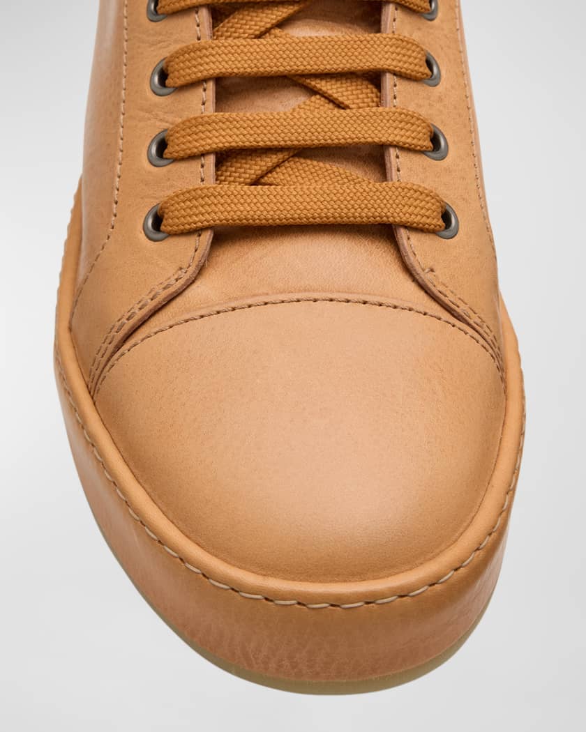 Men's Norbel Leather Low-Top Sneakers