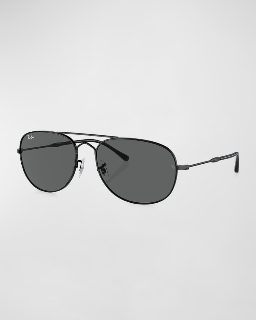 Men's rb3735 Double-Bridge Metal Aviator Sunglasses, 60mm