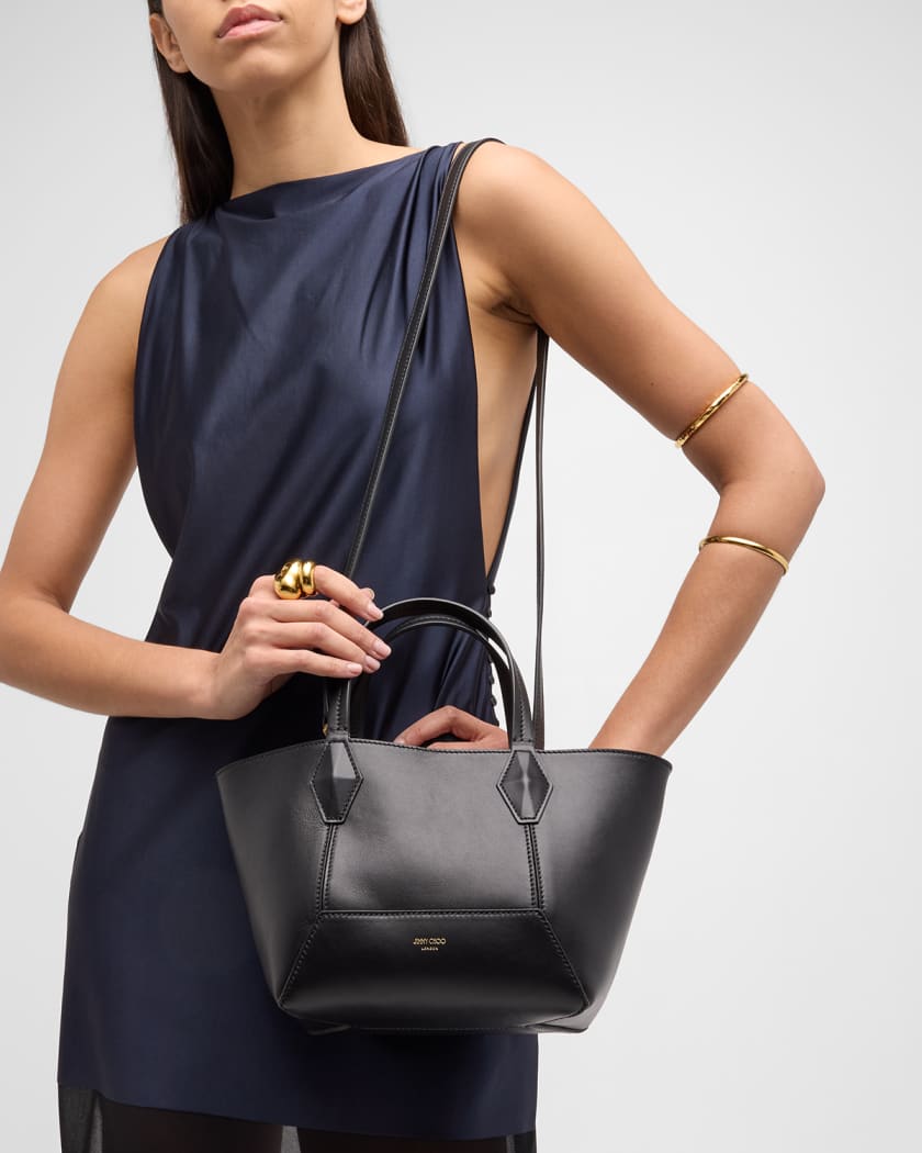 Diamond Leather Tote Bag