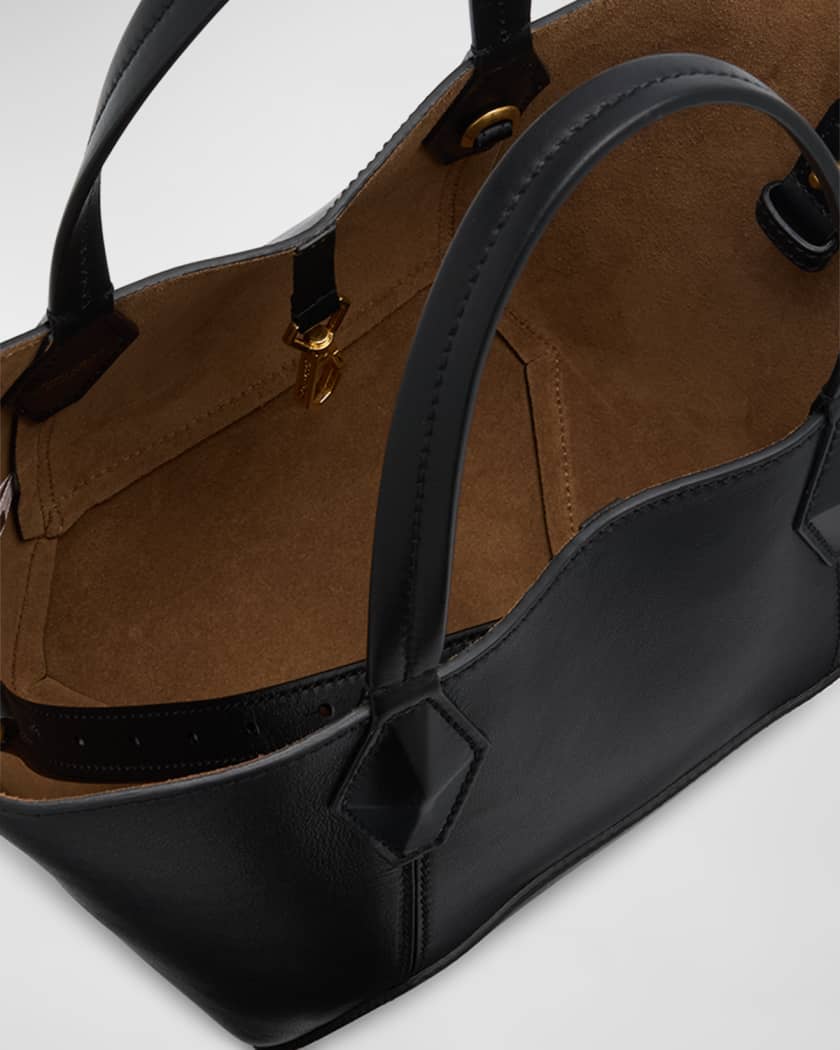 Diamond Leather Tote Bag