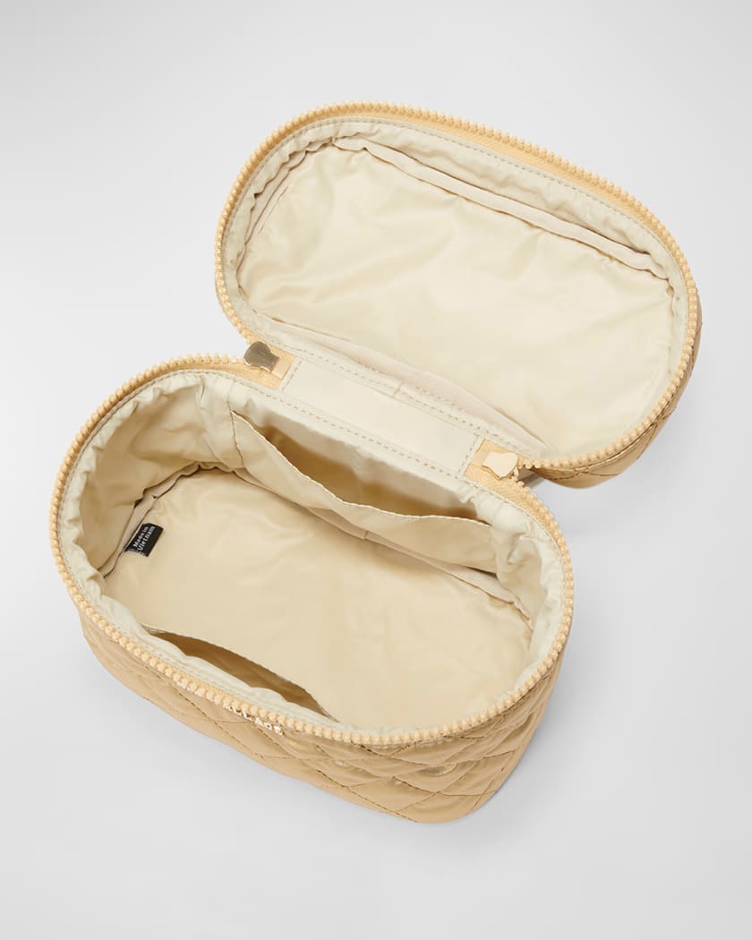 Mini Quilted Vanity Cosmetic Bag