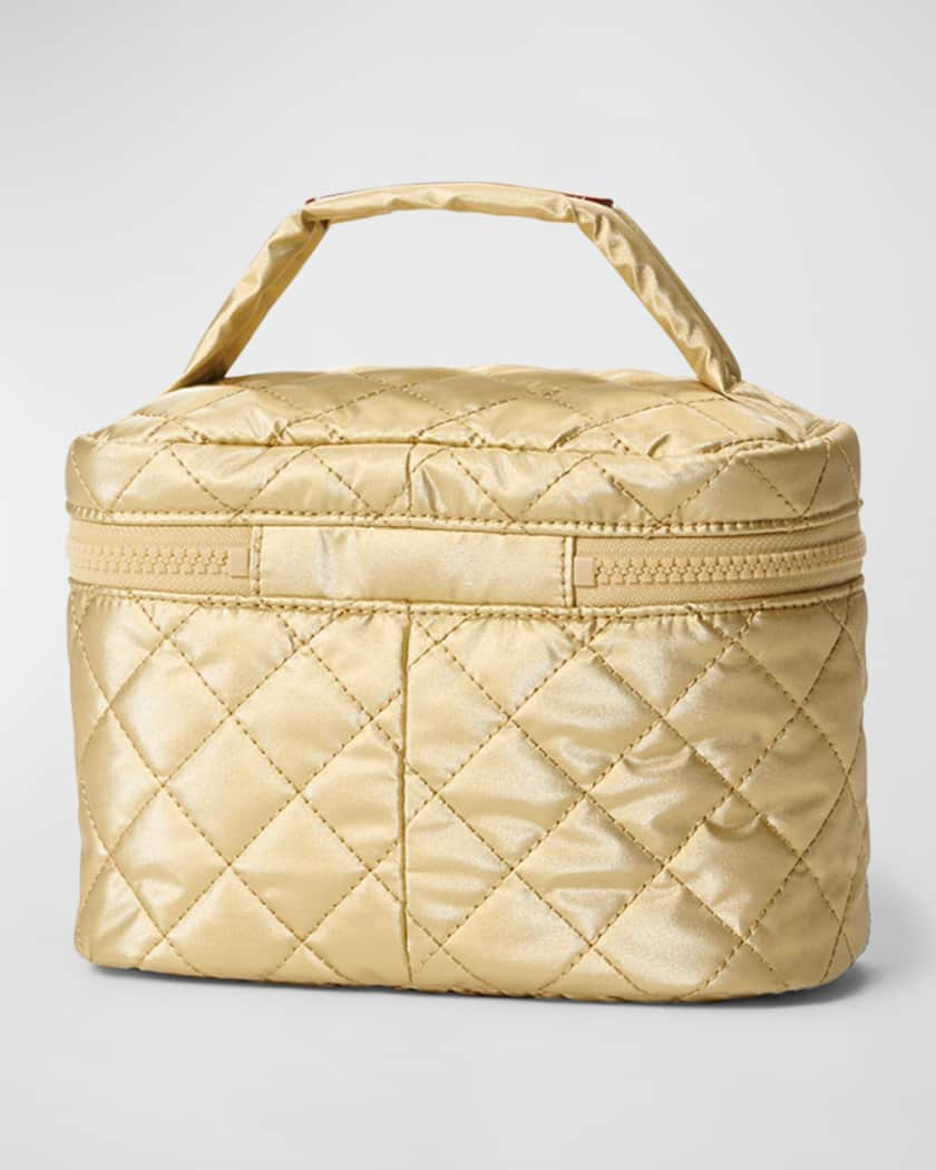 Mini Quilted Vanity Cosmetic Bag