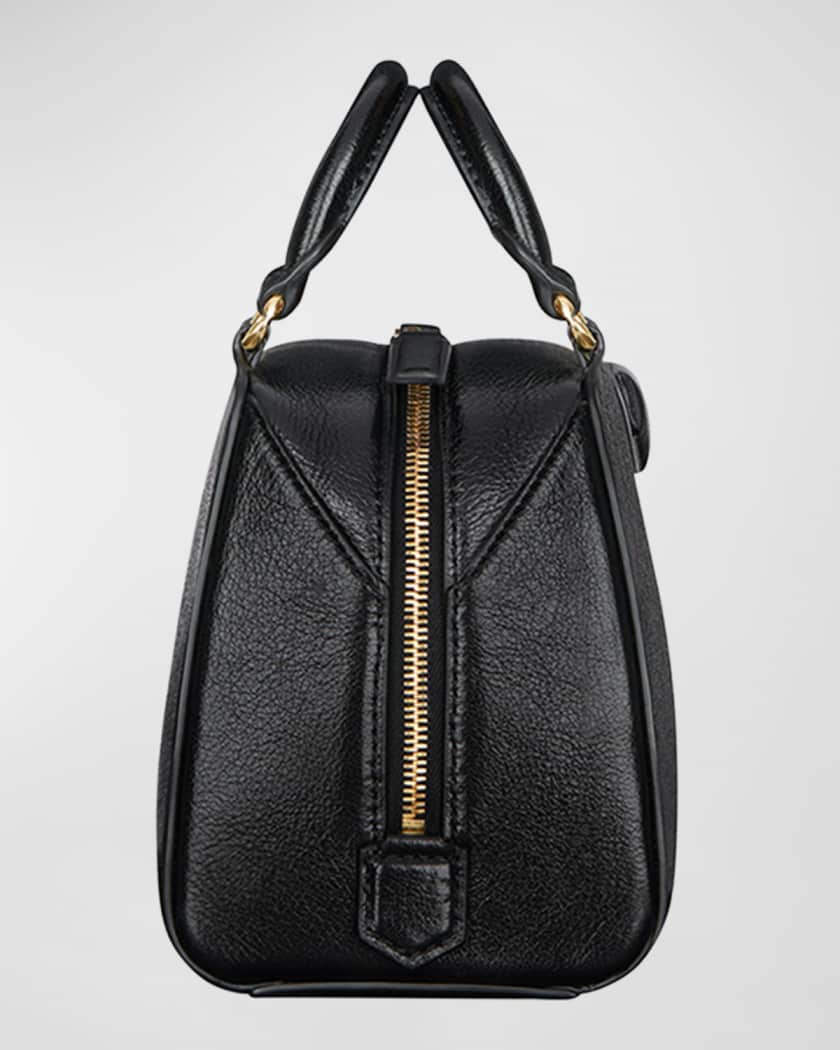 Antigona Cube Nano Top-Handle Bag in Shiny Tumbled Leather 