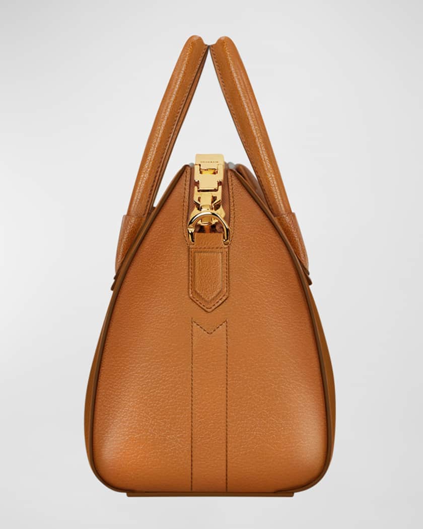 Antigona Mini Top-Handle Bag in Shiny Tumbled Leather