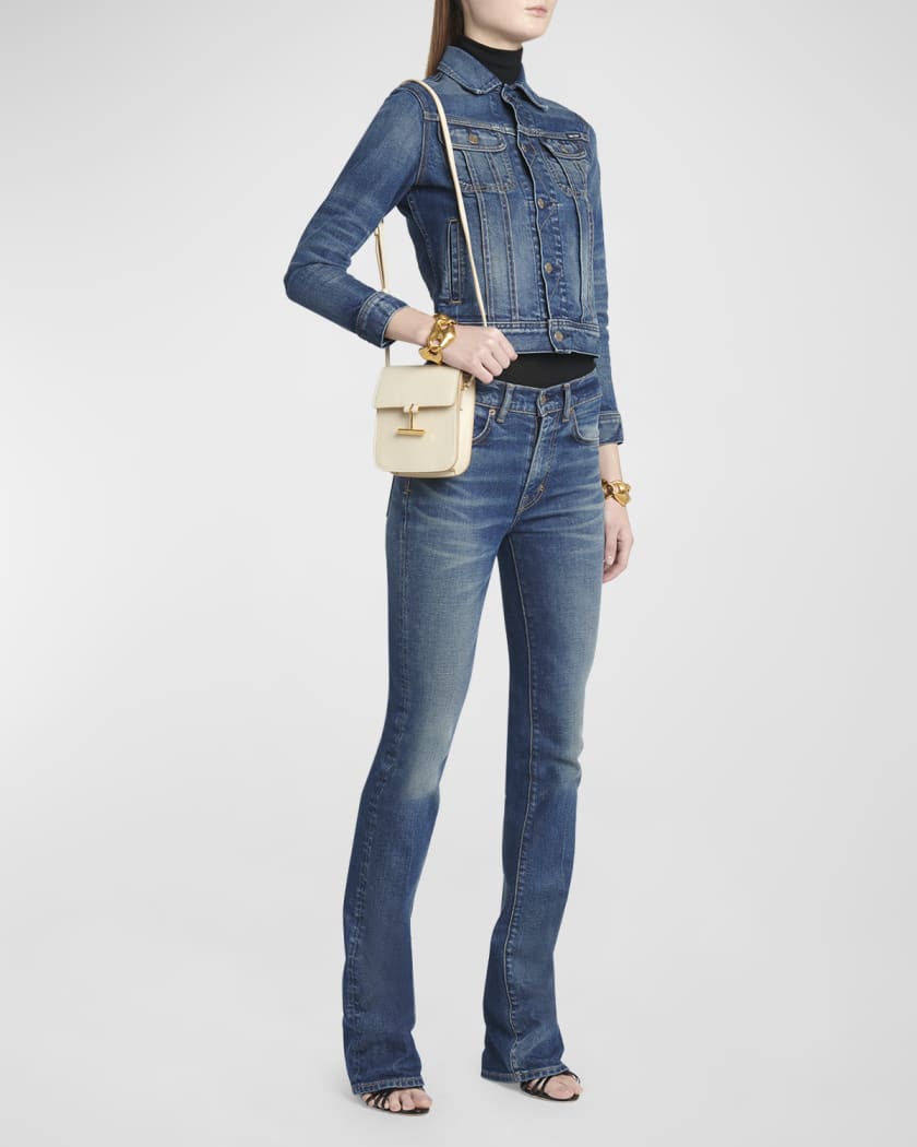 Tara Mini Crossbody Bag in Grain Leather