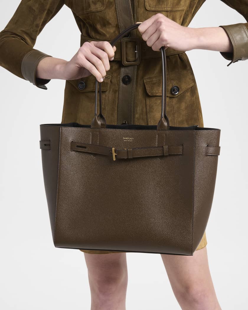 Audrey Medium Tote Bag in Grain Leather
