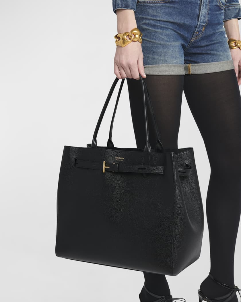Audrey Large Tote Bag in Grain Leather