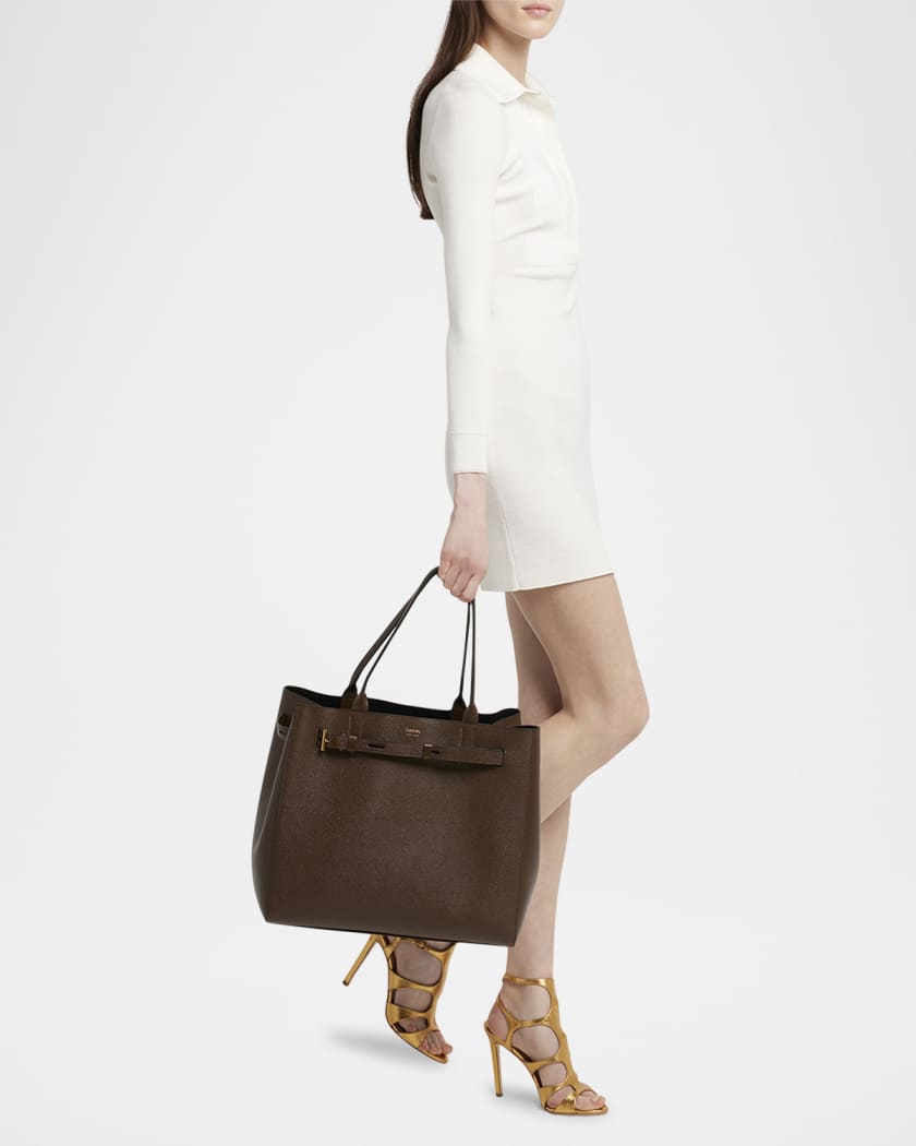 Audrey Large Tote Bag in Grain Leather