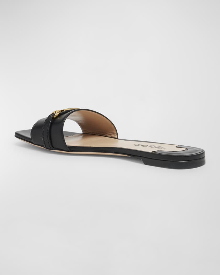 TOM FORD Black Whitney Slippers