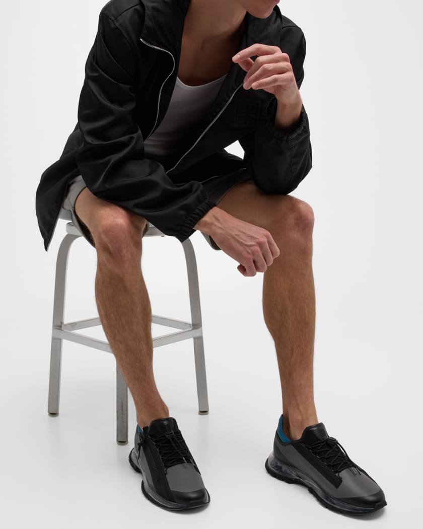 Men's Spectre Leather Zip Runner Sneakers