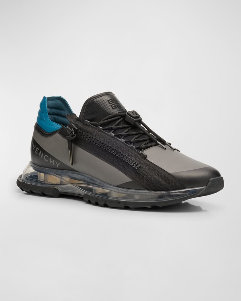 Men's Spectre Leather Zip Runner Sneakers