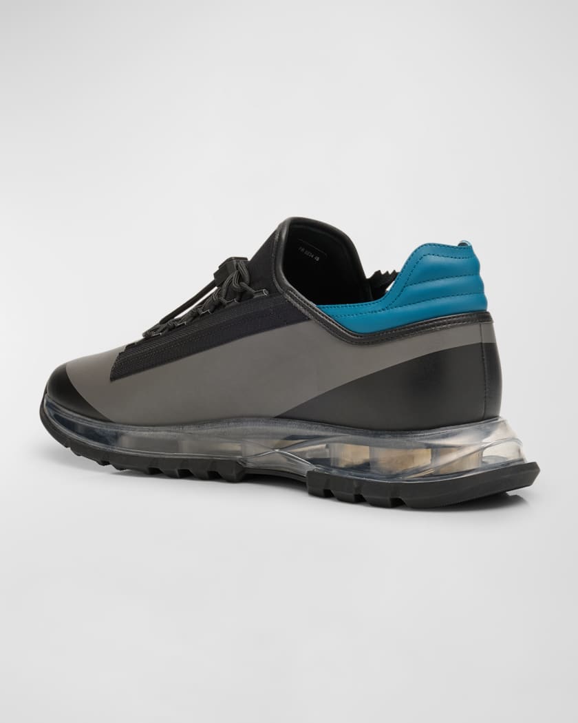 Men's Spectre Leather Zip Runner Sneakers