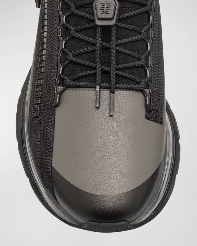 Men's Spectre Leather Zip Runner Sneakers