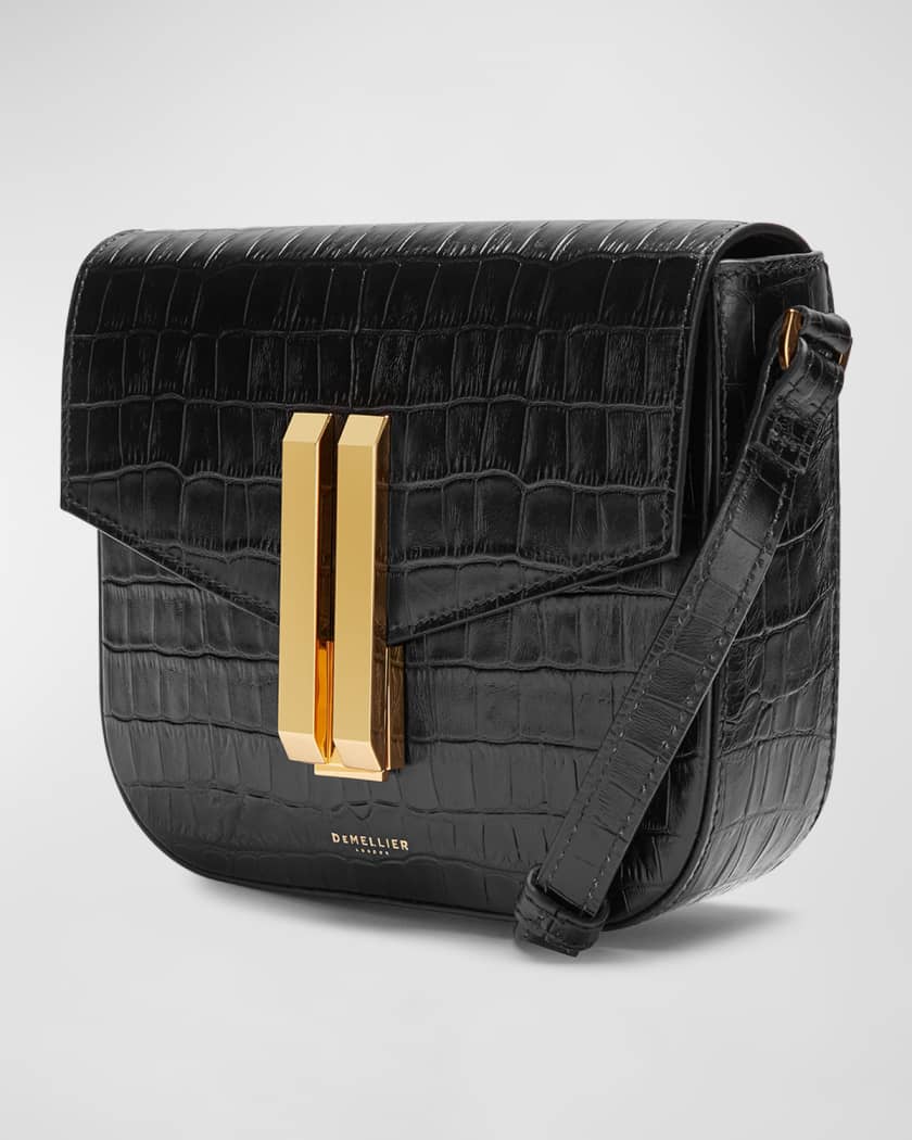 Vancouver Small Croco Crossbody Bag