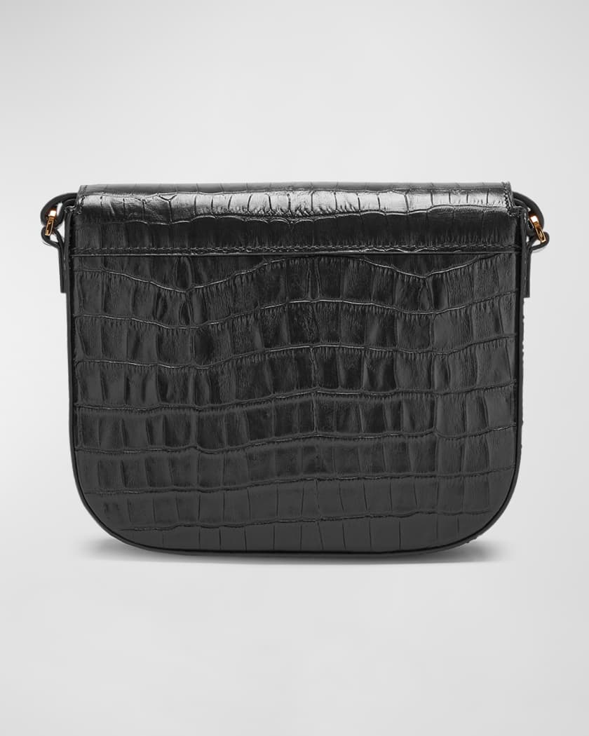 Vancouver Small Croco Crossbody Bag