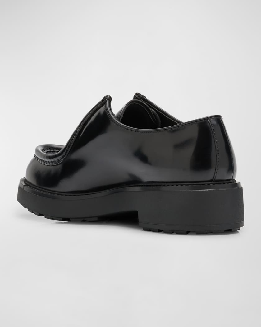 Men's Diapason Opaque Brushed Leather Derby Shoes