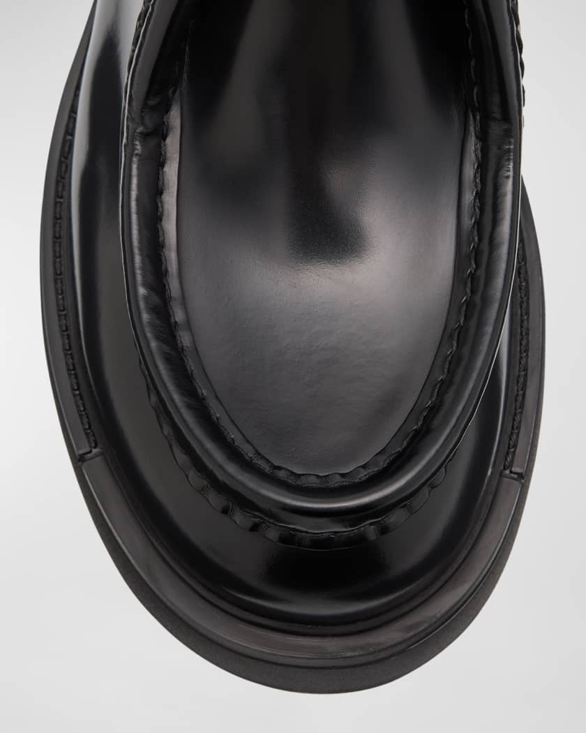 Men's Diapason Opaque Brushed Leather Derby Shoes
