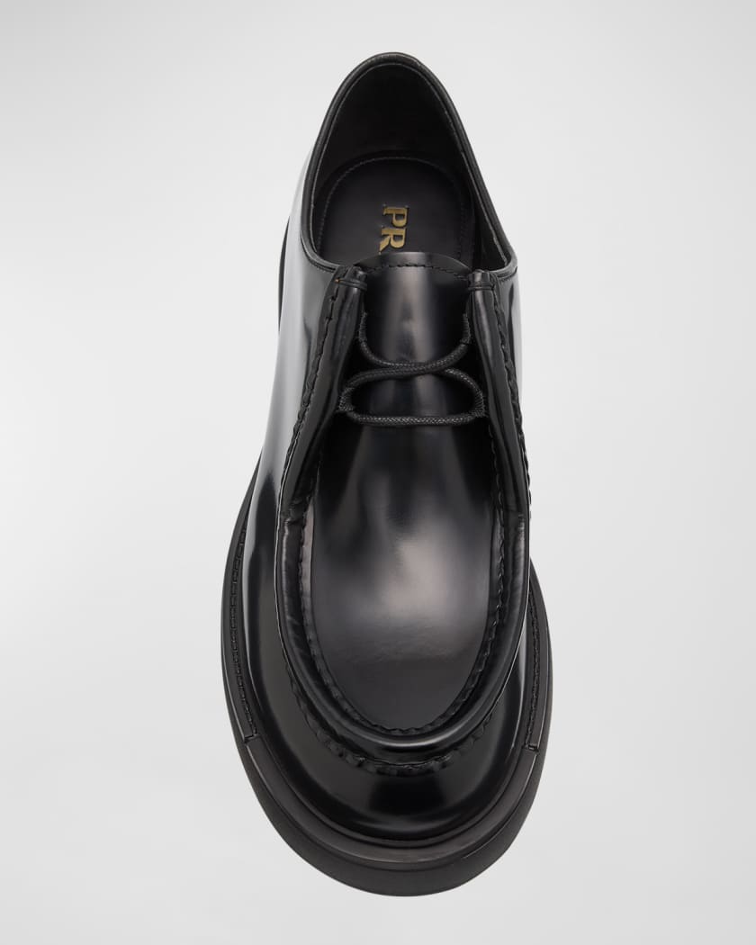 Men's Diapason Opaque Brushed Leather Derby Shoes