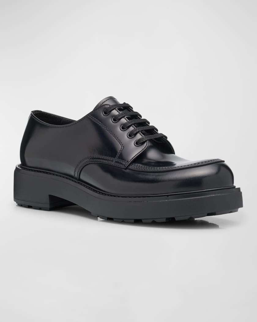 Men's Diapason Brushed Leather Derby Shoes