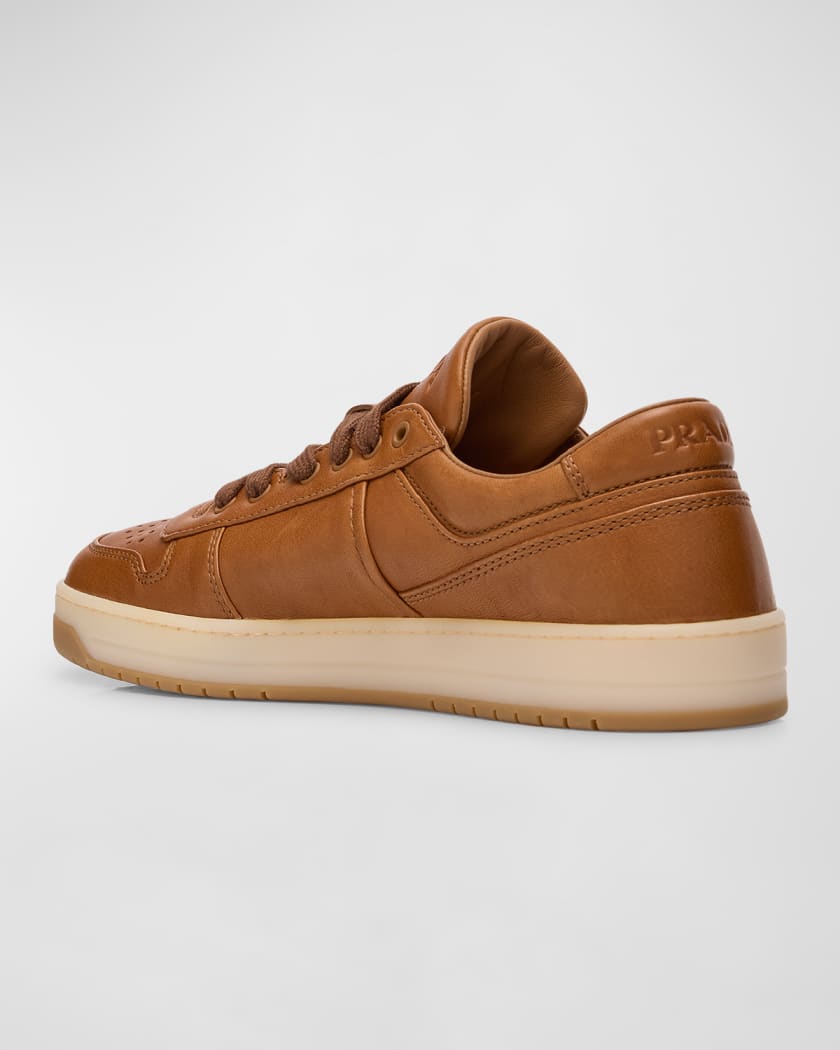 Men's Downtown Napa Leather Low-Top Sneakers