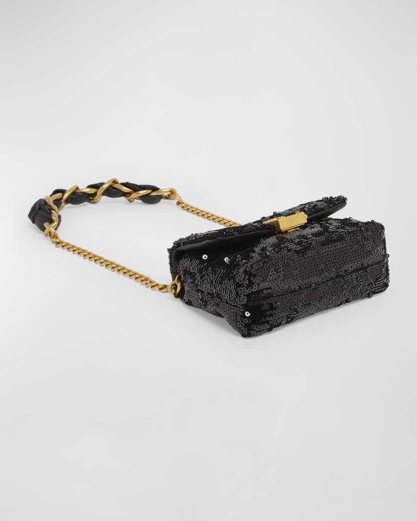 1945 Mini Shoulder Bag in Sequin Leather
