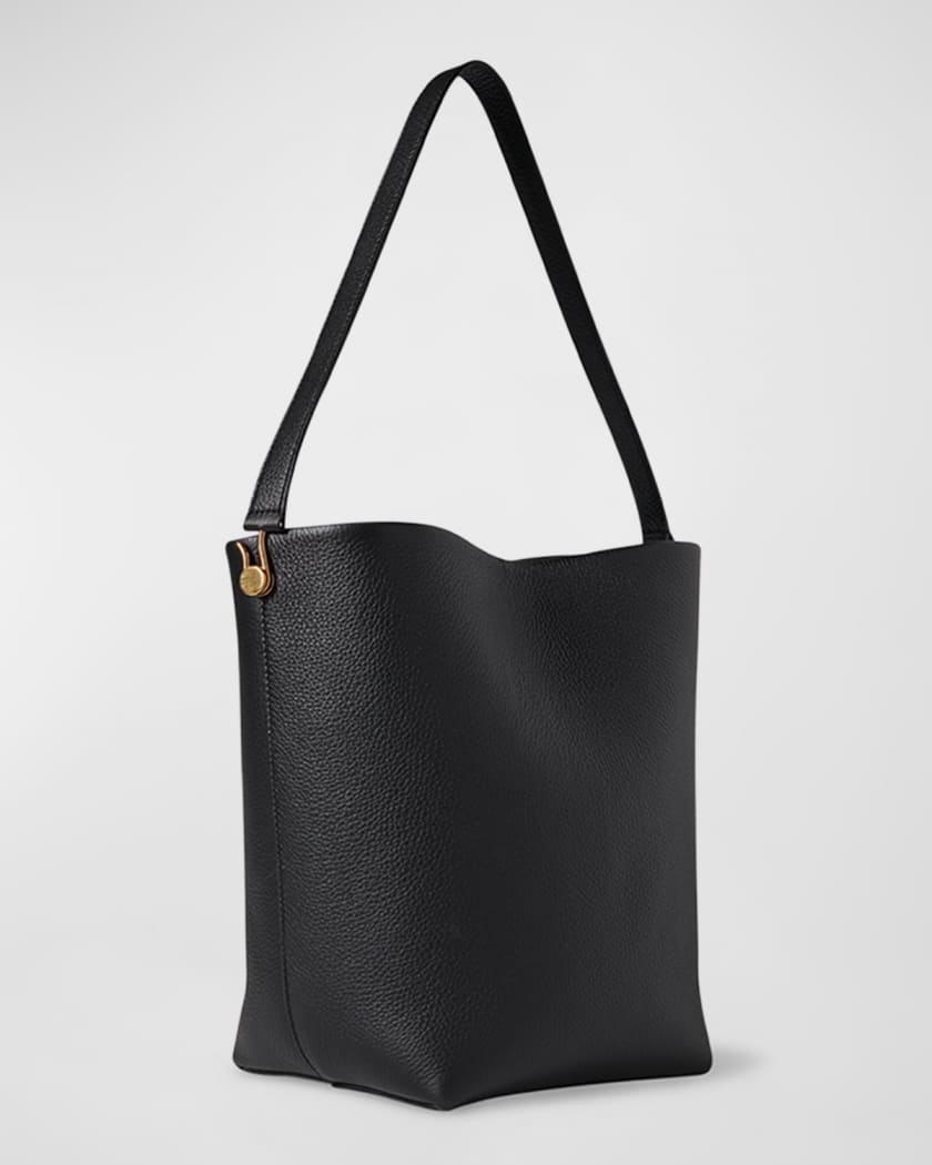 Hook Small N/S Tote Gold in Lux Grained Calfskin