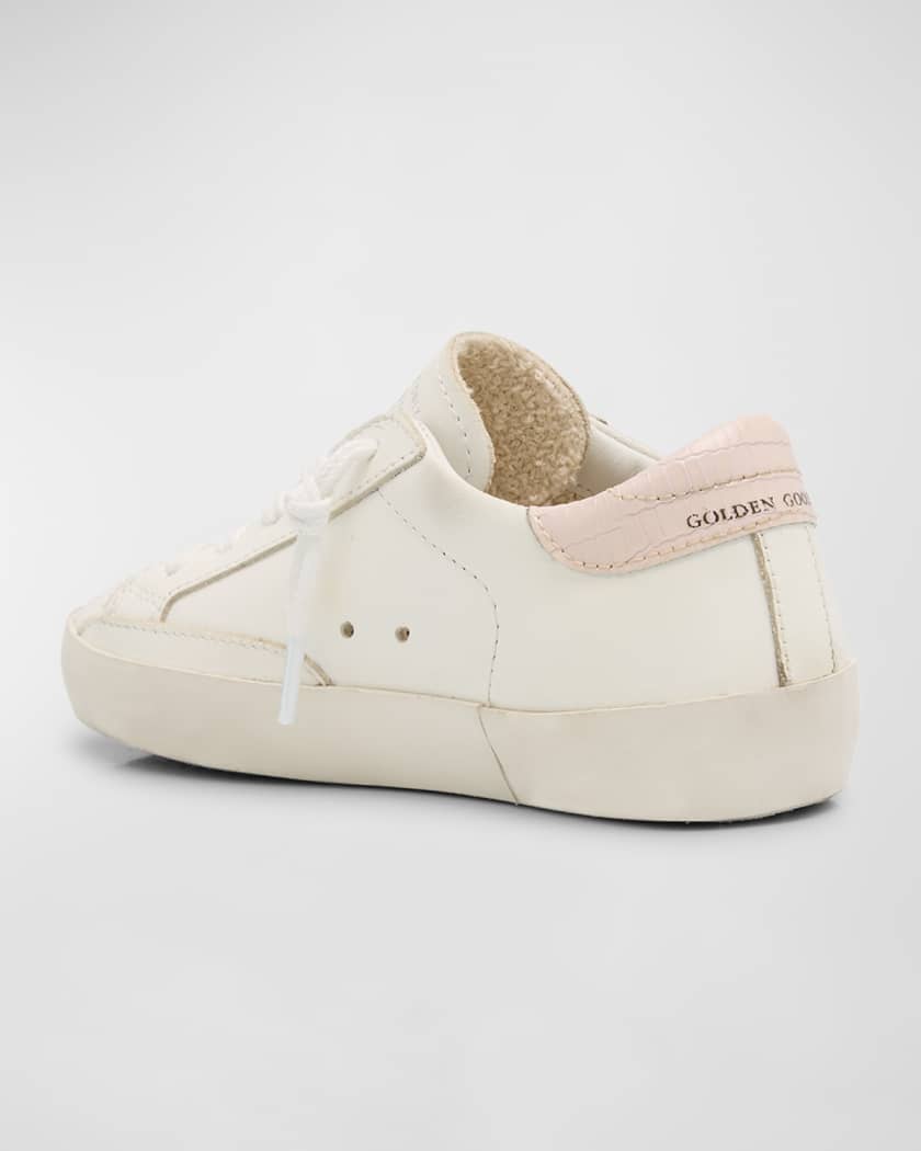  Superstar Mixed Leather Low-Top Sneakers, Toddlers/Kids