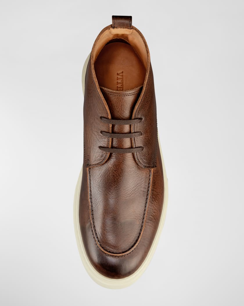 Men's Hunter Leather Chukka Sneakers