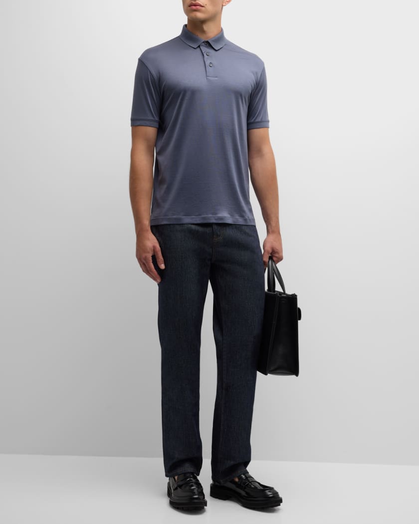 Men's Solid Polo Shirt