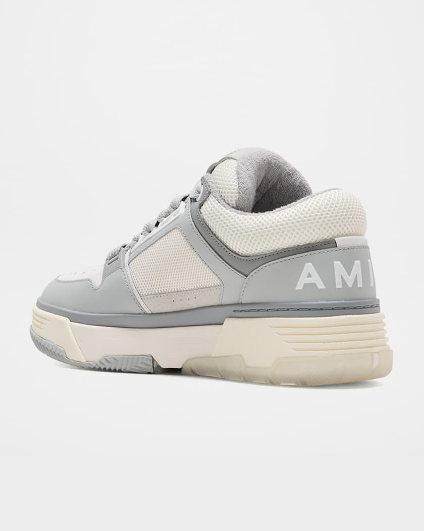 Men's MA-1 Leather & Mesh Low-Top Sneakers