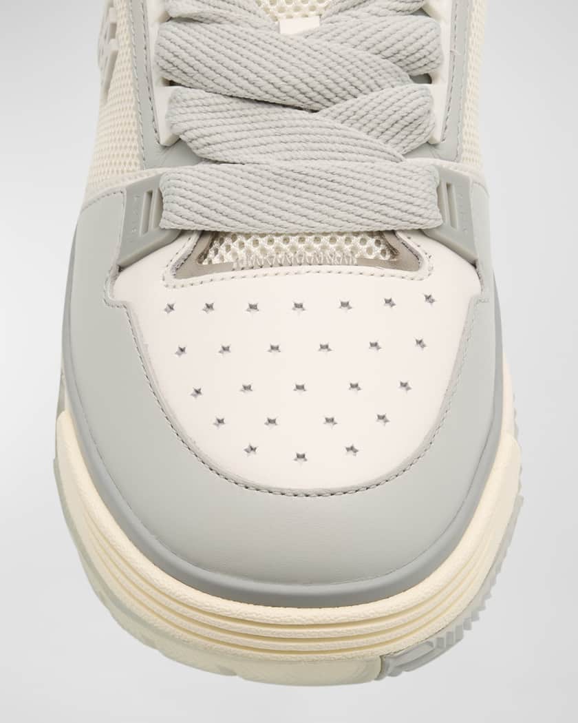Men's MA-1 Leather & Mesh Low-Top Sneakers