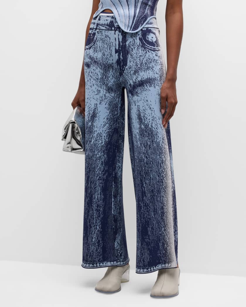 Zahra High-Rise Wide-Leg Pants