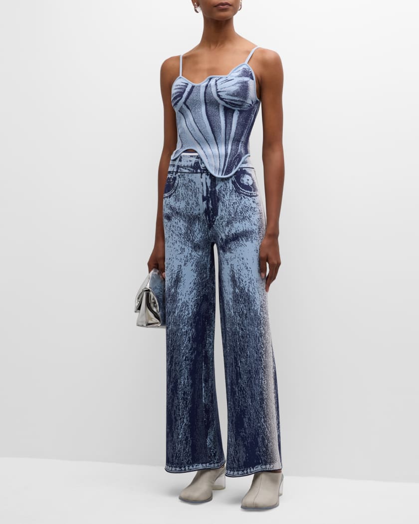 Zahra High-Rise Wide-Leg Pants