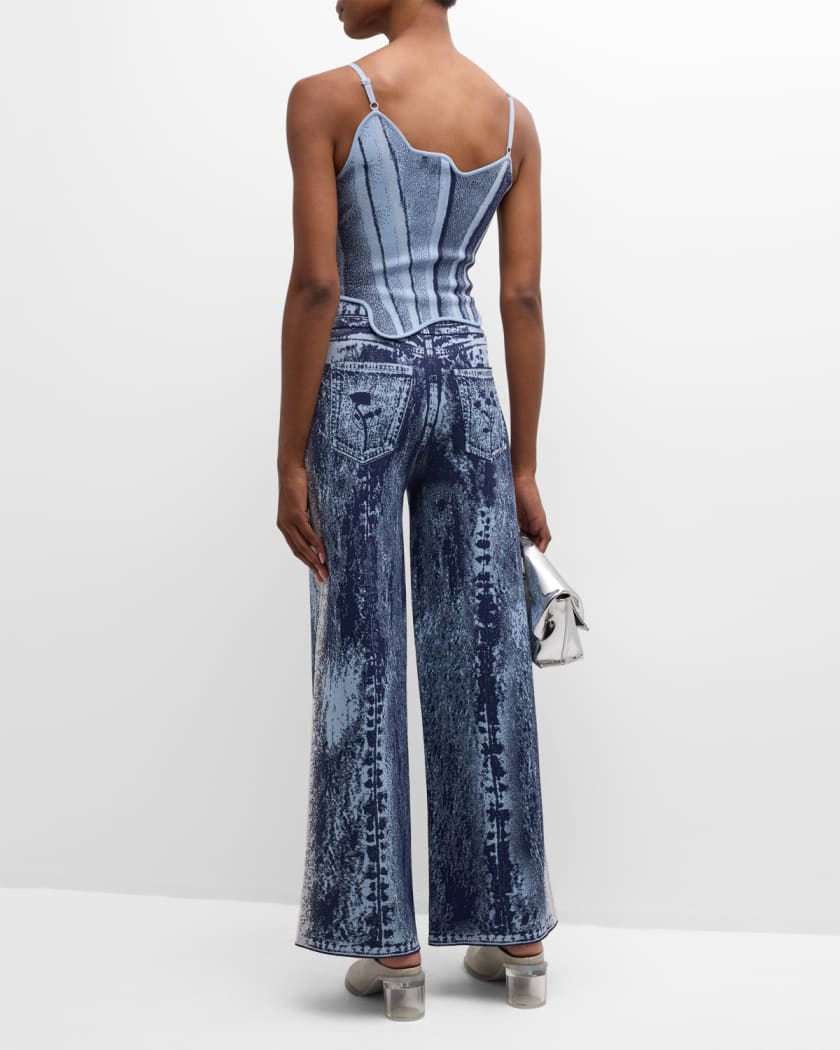 Zahra High-Rise Wide-Leg Pants