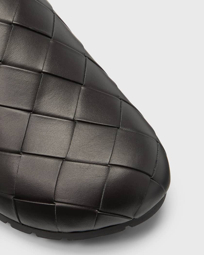 Bottega Veneta Reggie Woven Leather Slipper Mules | Neiman Marcus