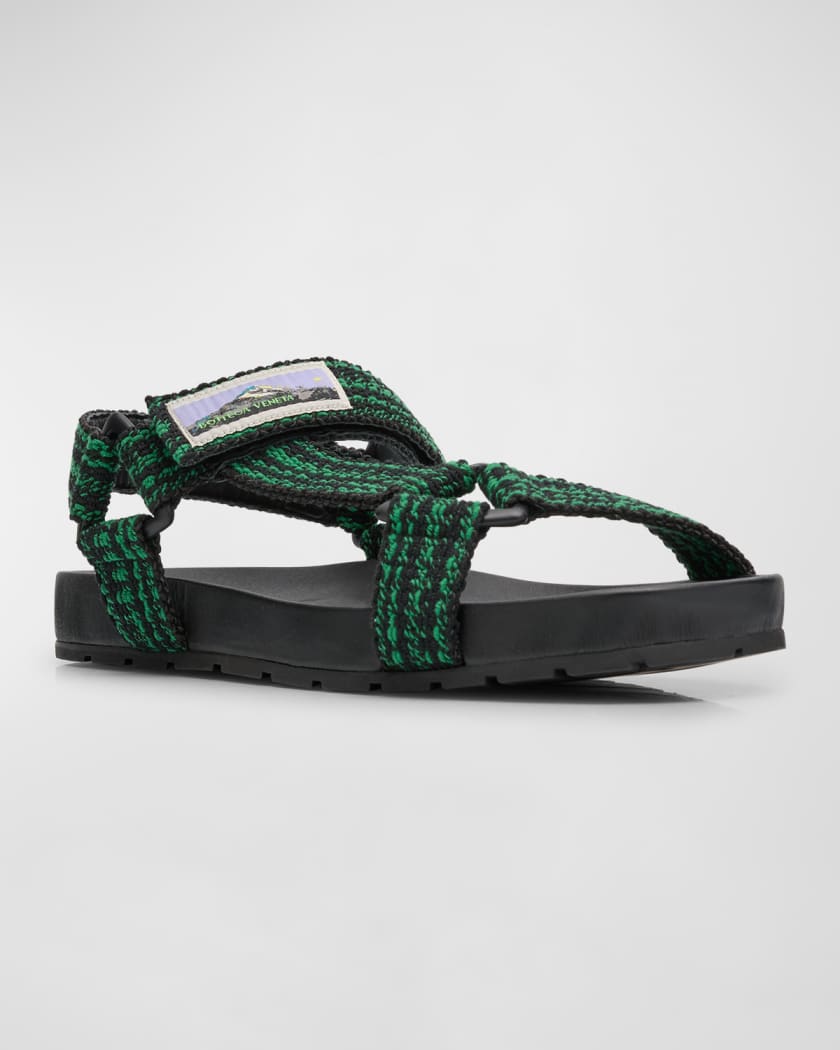 Men's Trip Two-Tone Ribbon Sporty Sandals