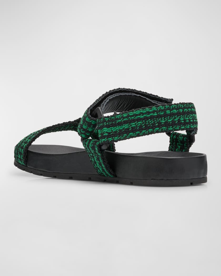 Men's Trip Two-Tone Ribbon Sporty Sandals