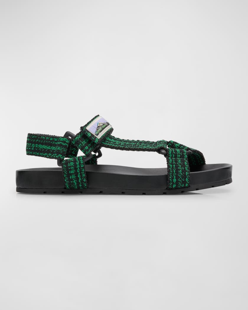 Men's Trip Two-Tone Ribbon Sporty Sandals