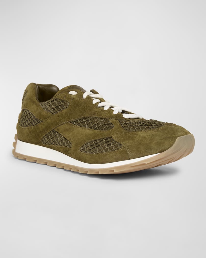 Orbit Suede Mesh Runner Sneakers